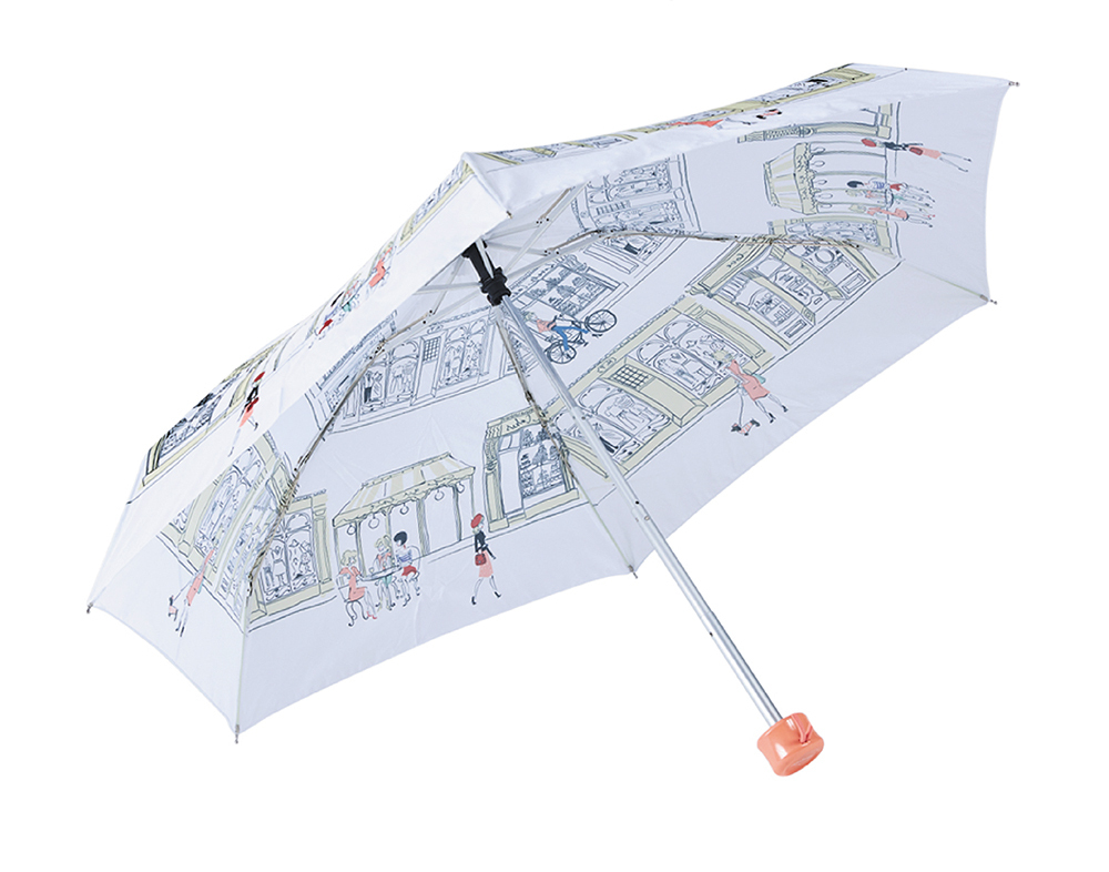 RAINSTORY漫步巴黎抗UV手開迷你口袋傘