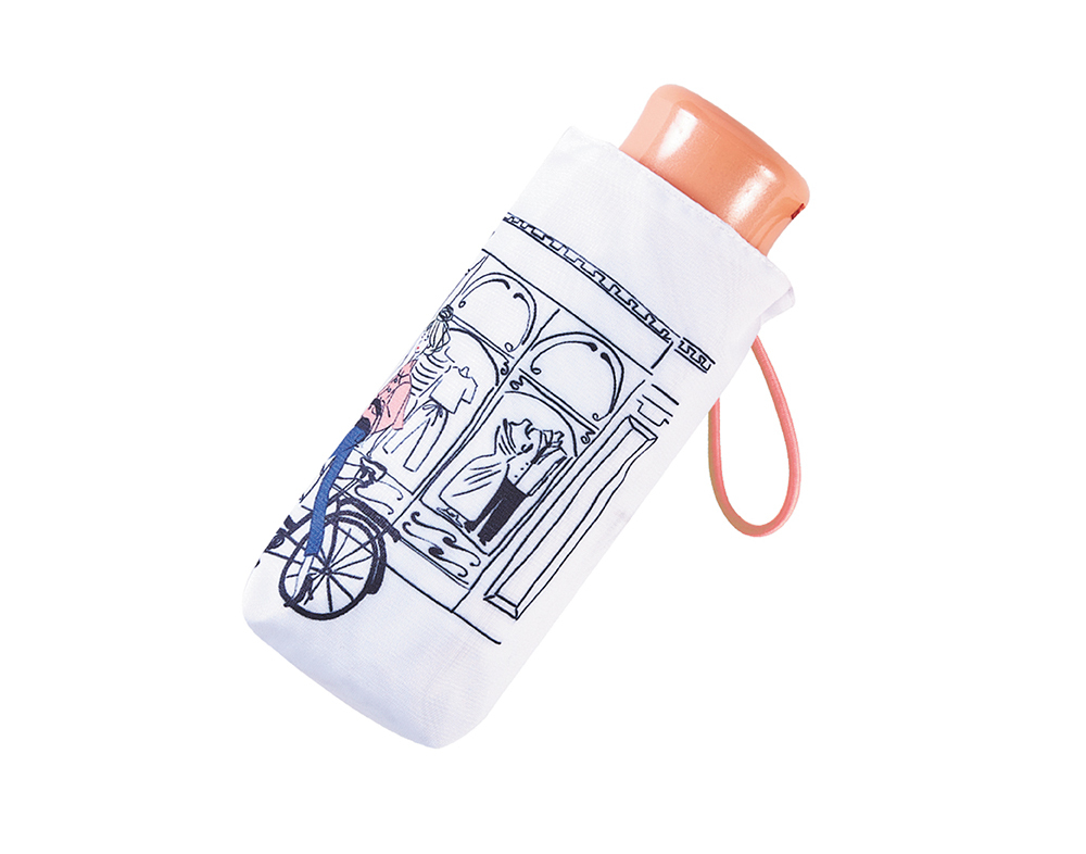 RAINSTORY漫步巴黎抗UV手開迷你口袋傘