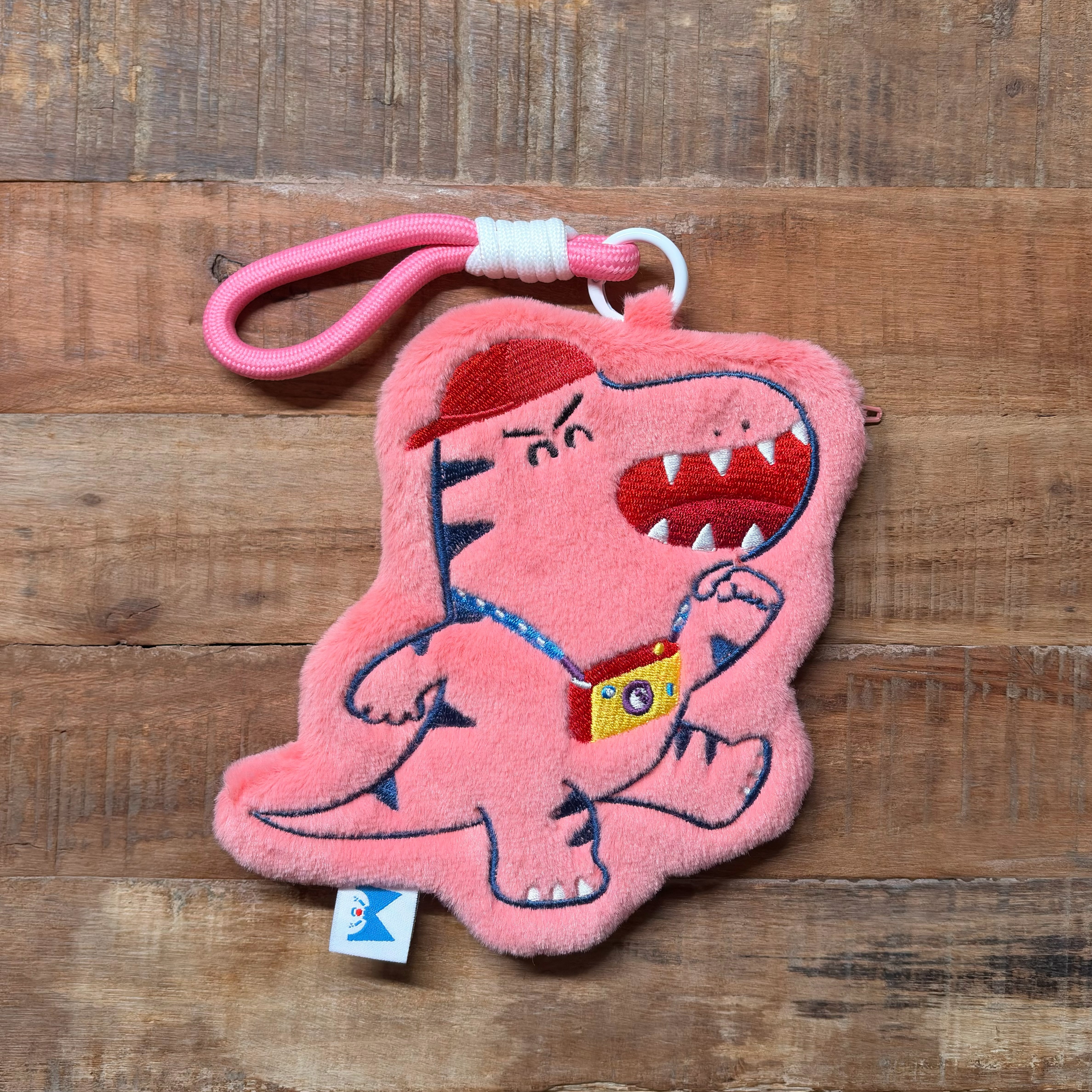 小暴絨毛收納袋/恐龍收納袋