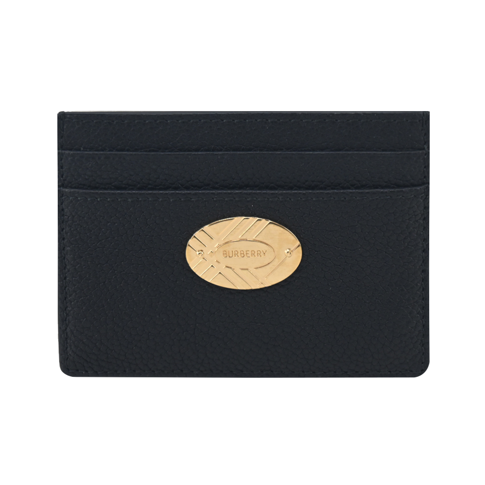【JS’Maxx】BURBERRY Cotswolds 小牛皮卡片夾(黑色)