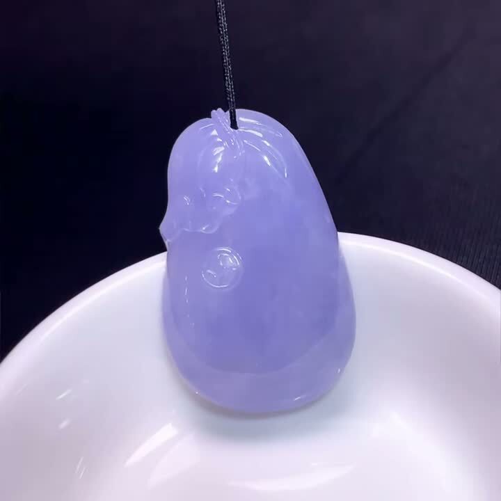 翡翠錢袋吊墜,天然翡翠A玉, 緬甸玉, Jade, Jadeite