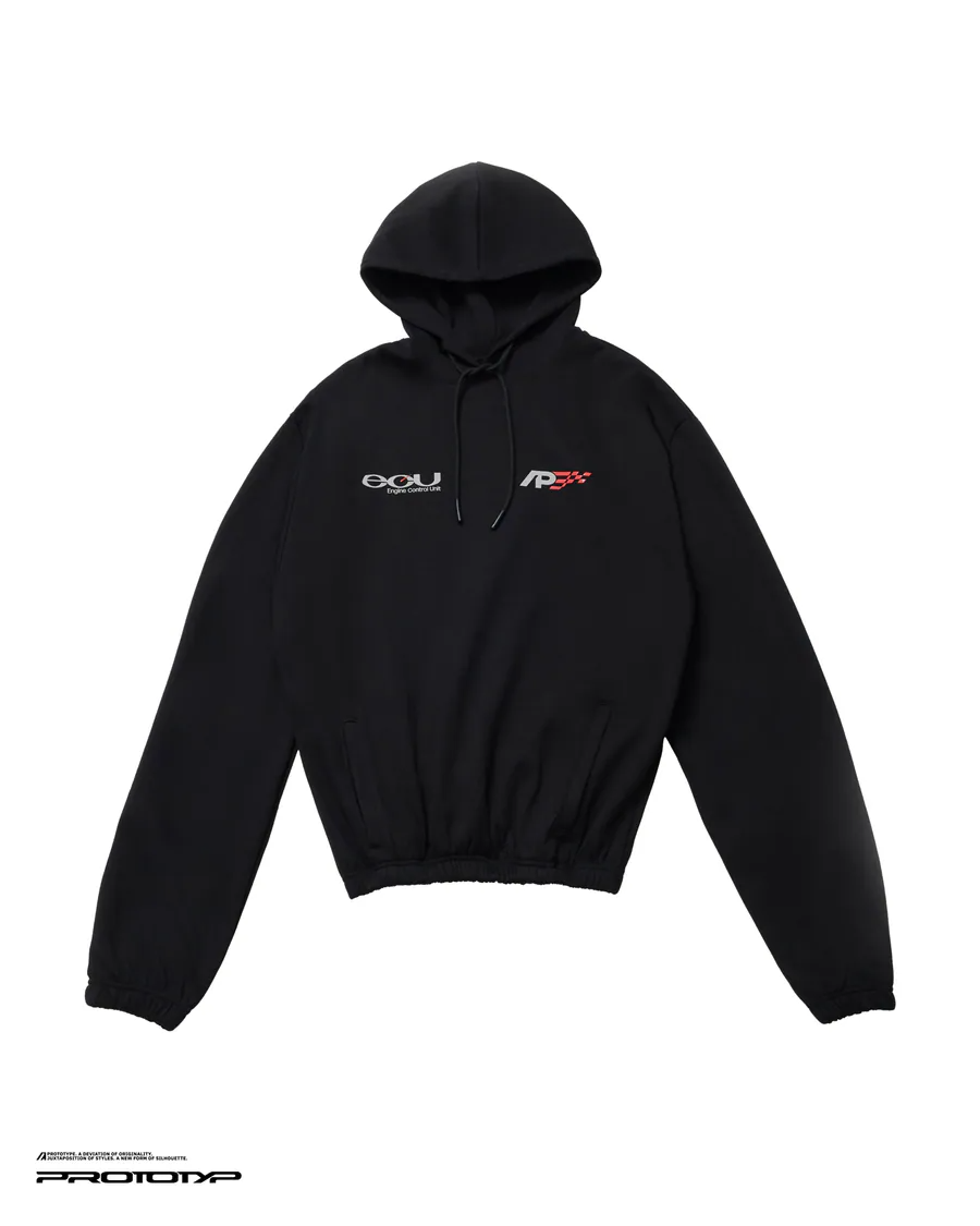 PROTOTYP｜PTP-25A-TH-001 ACCELERATION ECU Hoodie "Black"