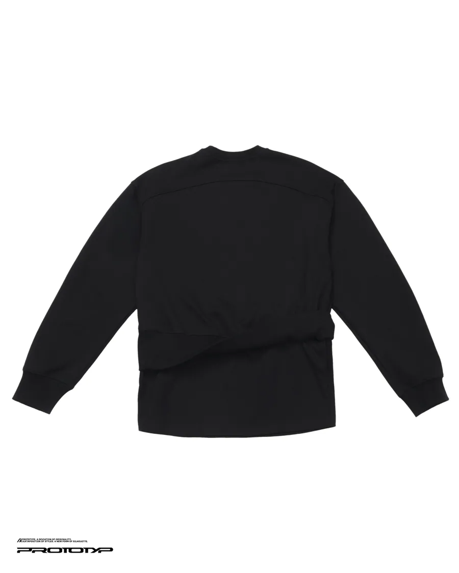 PROTOTYP｜PTP-25A-TT-001 ACCELERATION Layered Sweatshirt