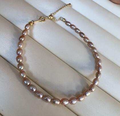 (5322) 米形珍珠手鏈