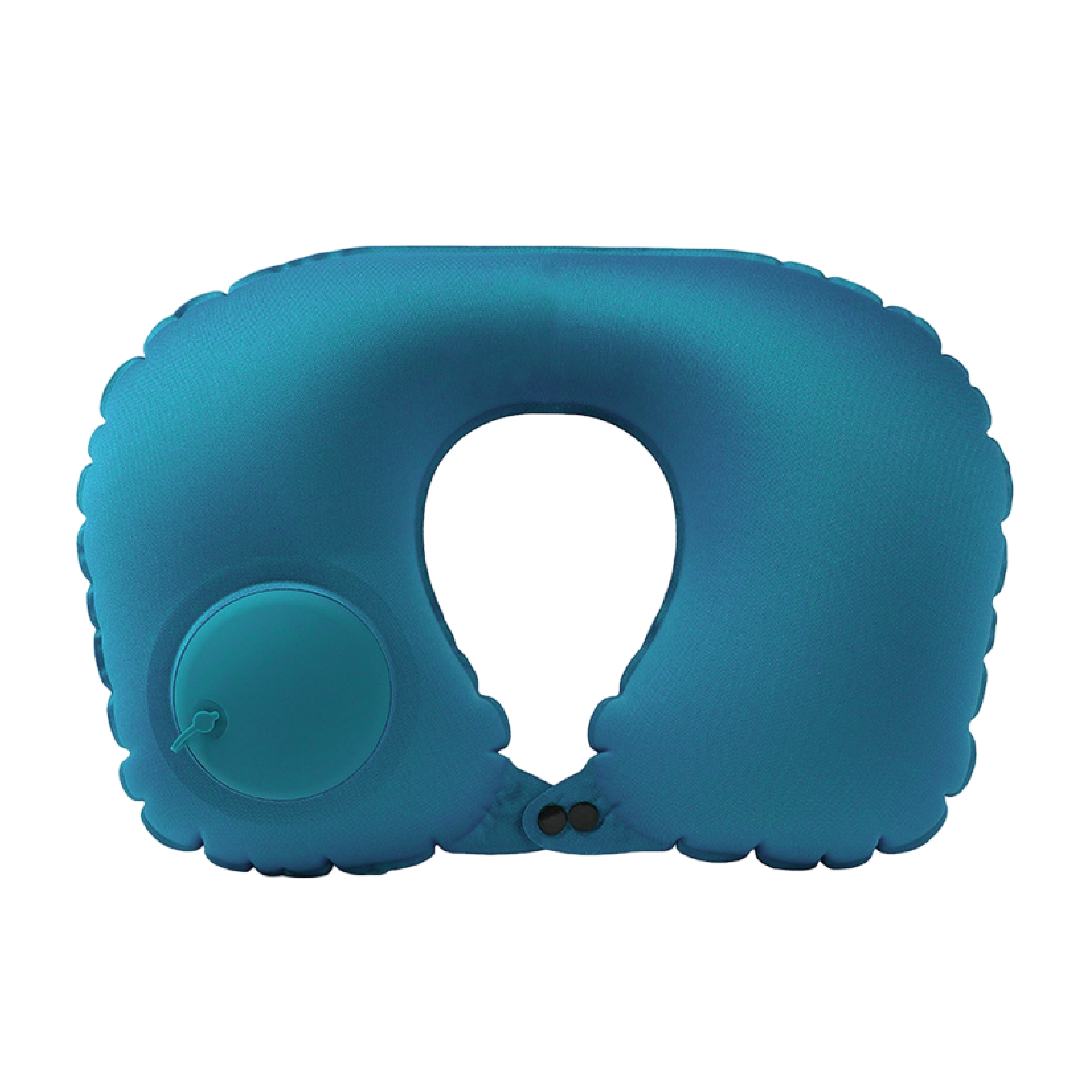 牛奶絲按壓式充氣U型枕 (普魯士藍色) 64CTB0040