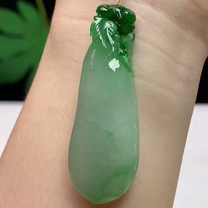 1110313 翡翠飄綠福瓜