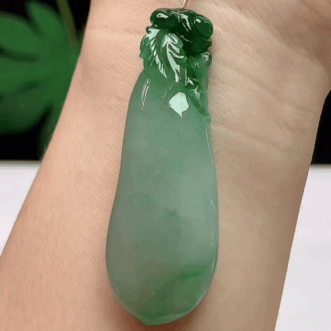 1110313 翡翠飄綠福瓜