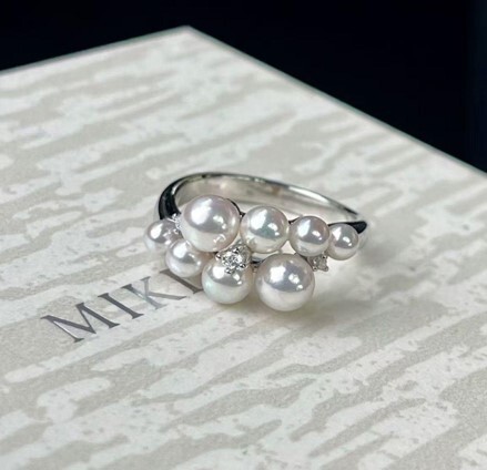 (5327) 小葡萄珍珠戒指