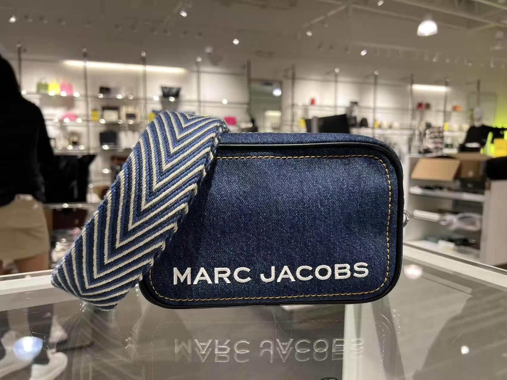 【直播】MARC JACOBS LL1124110 牛仔相機包