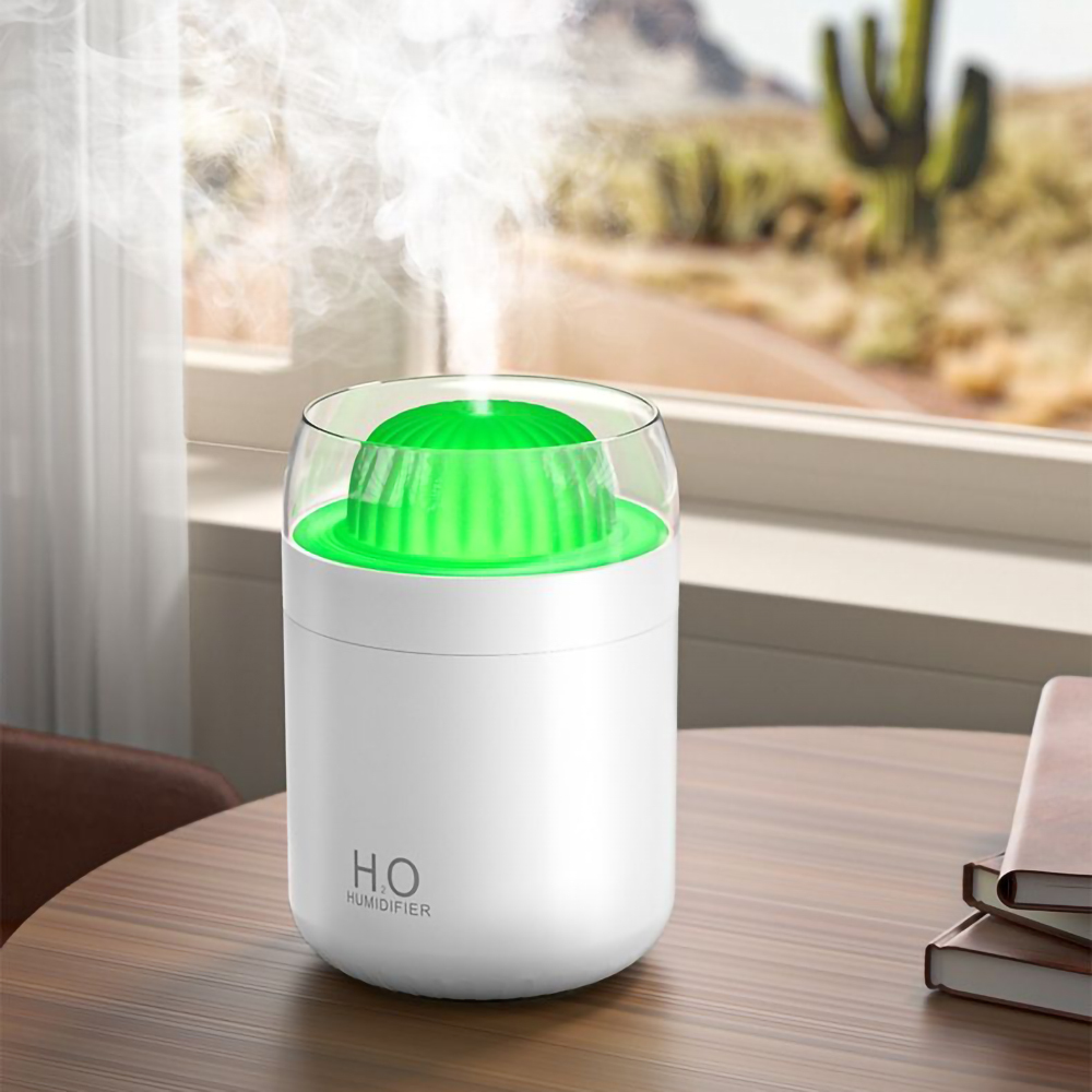 韓國JK 仙人掌款夜燈加濕器 加濕器 仙人掌設計 夜燈功能 臥室加濕 節能加濕 健康生活 便攜設計 J0219