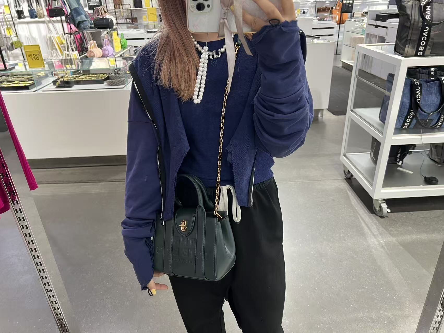 【直播】MARC JACOBS LL1124111 手提包(墨綠色)