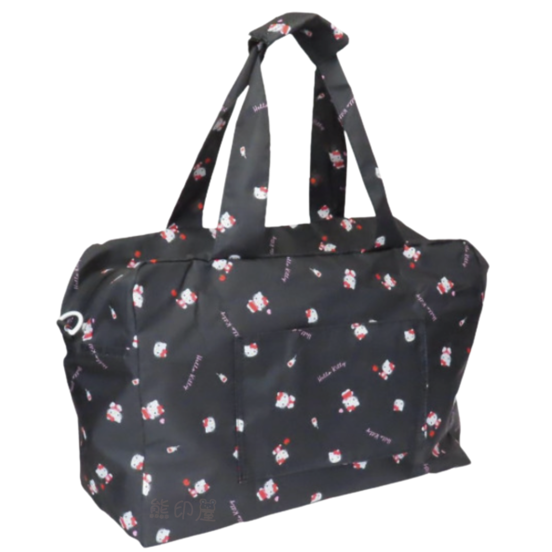 Hello Kitty 特大行李手提袋可收納(平行進口)