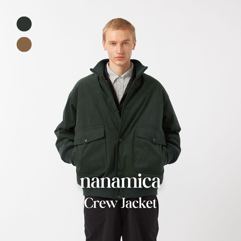 【代購】nanamica Crew Jacket 都市休閒機能外套 – 百搭輕量款