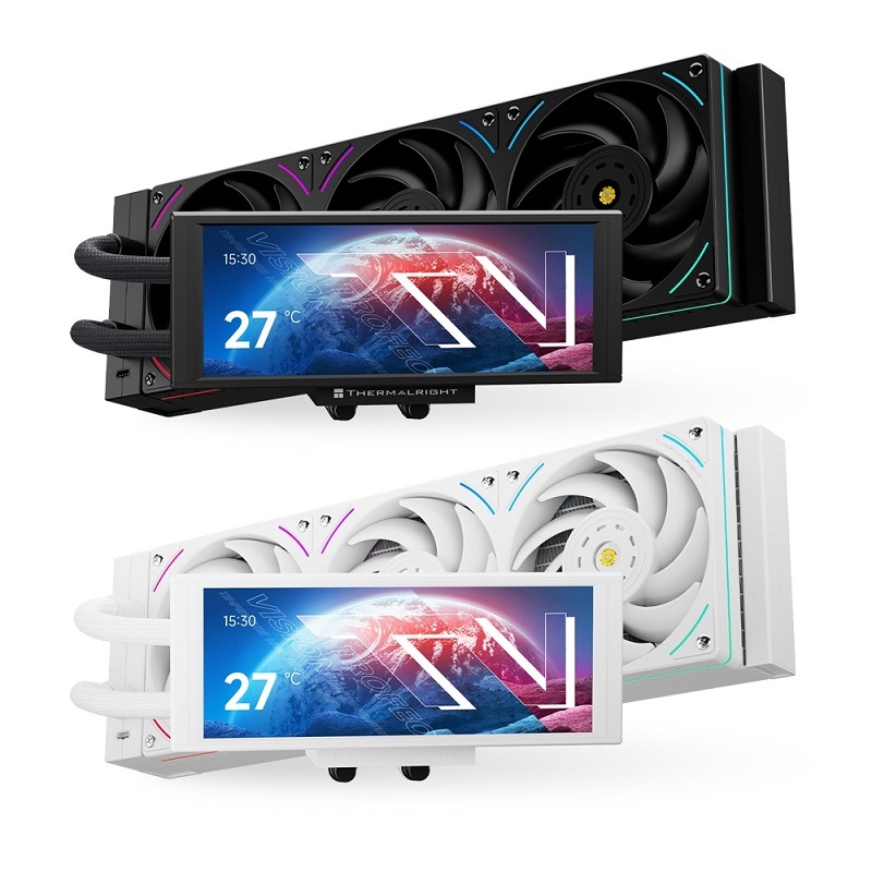 Thermalright 利民 Trofeo Vision 360 ARGB 6.87吋 一體式水冷散熱器 黑/白