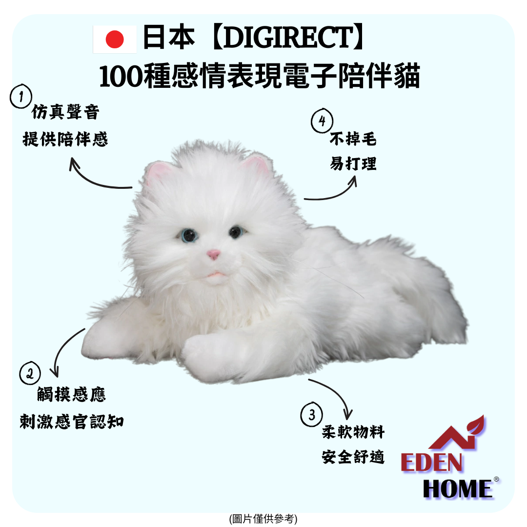 日本【DIGIRECT】100種感情表現電子陪伴貓
