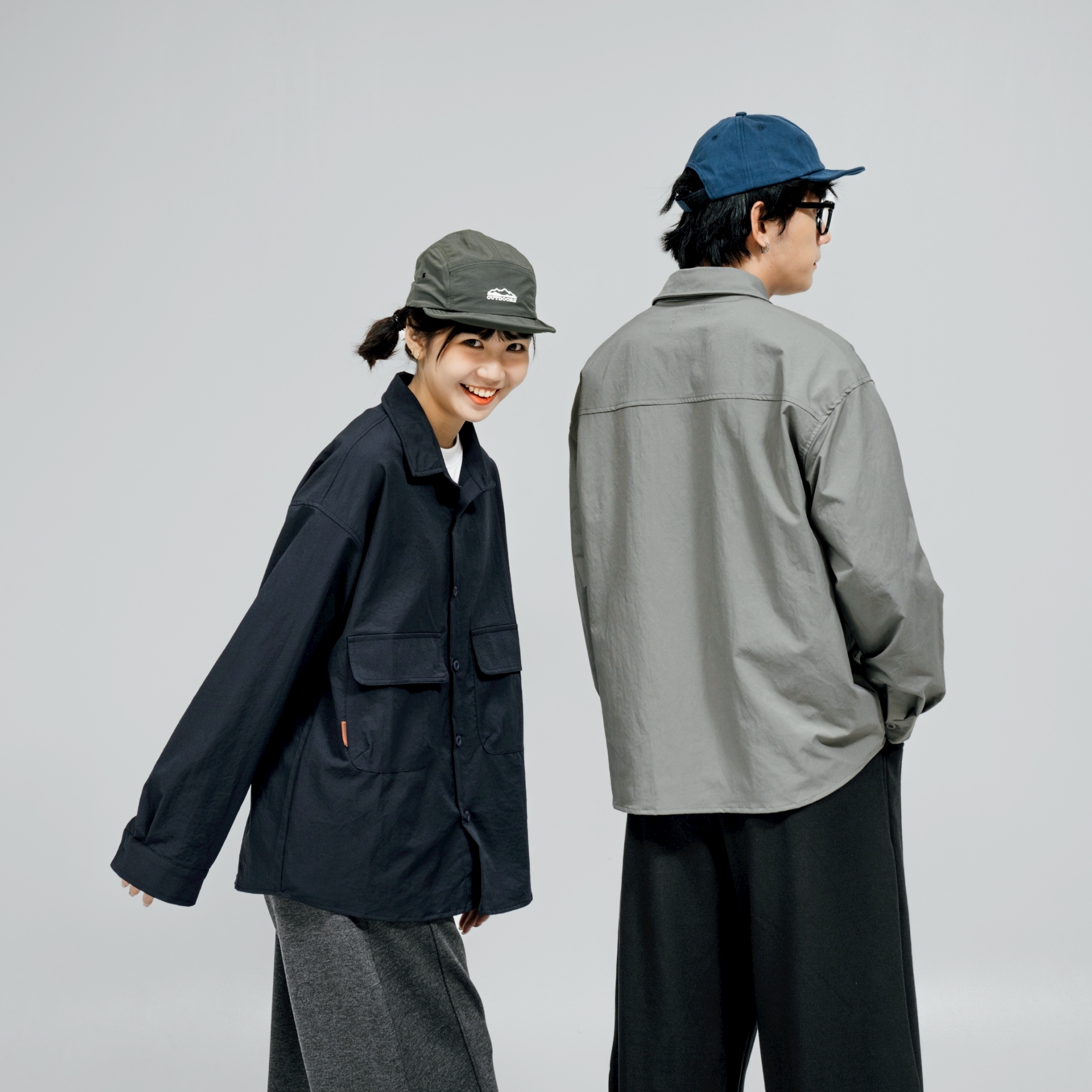 SBG 日系微立體口袋長袖襯衫 SB5241