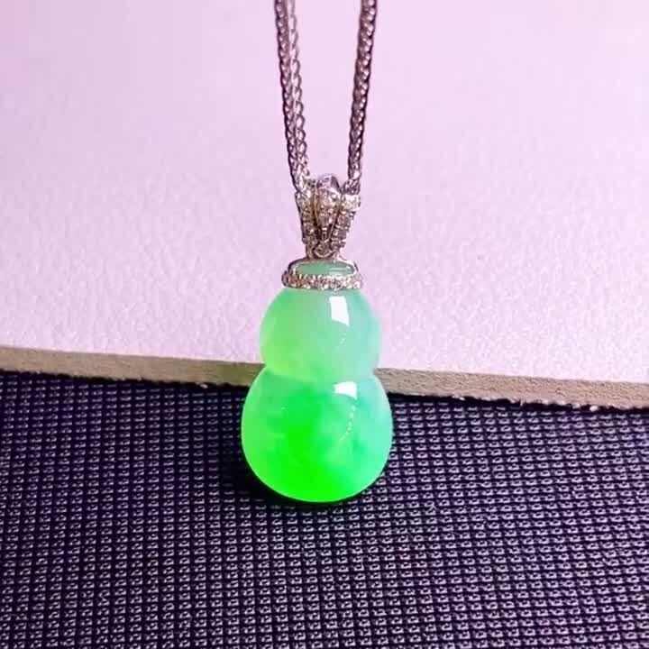 1110411 翡翠葫蘆吊墜