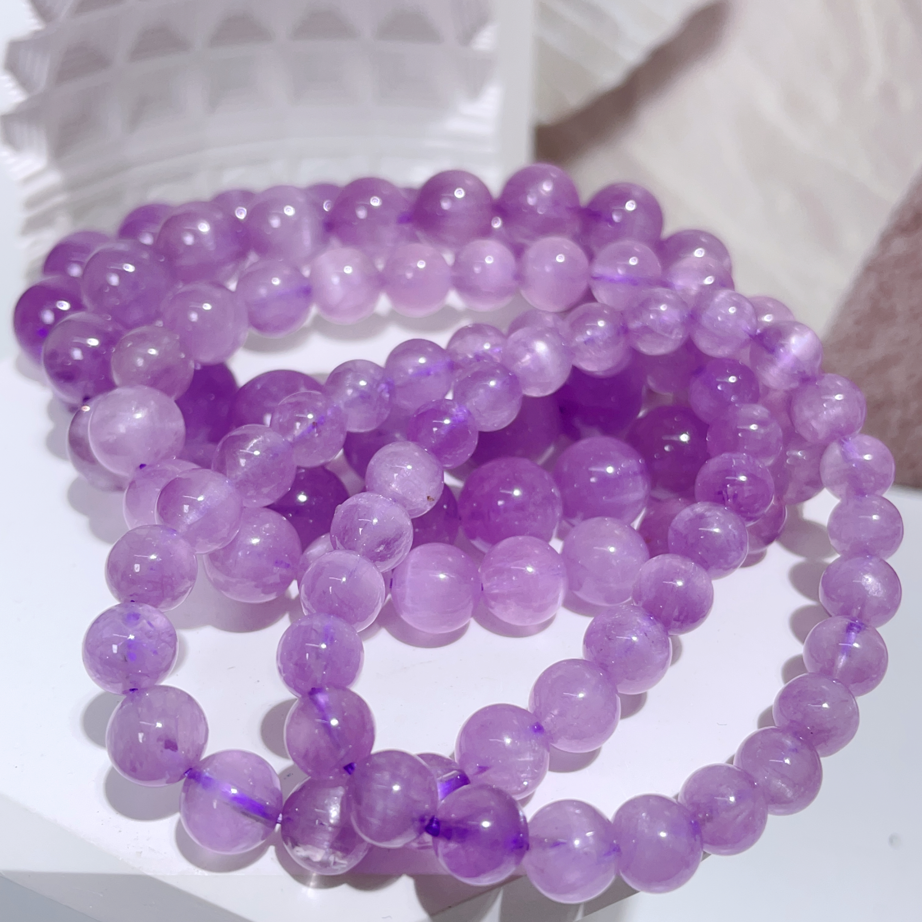 濃色紫鋰輝手串