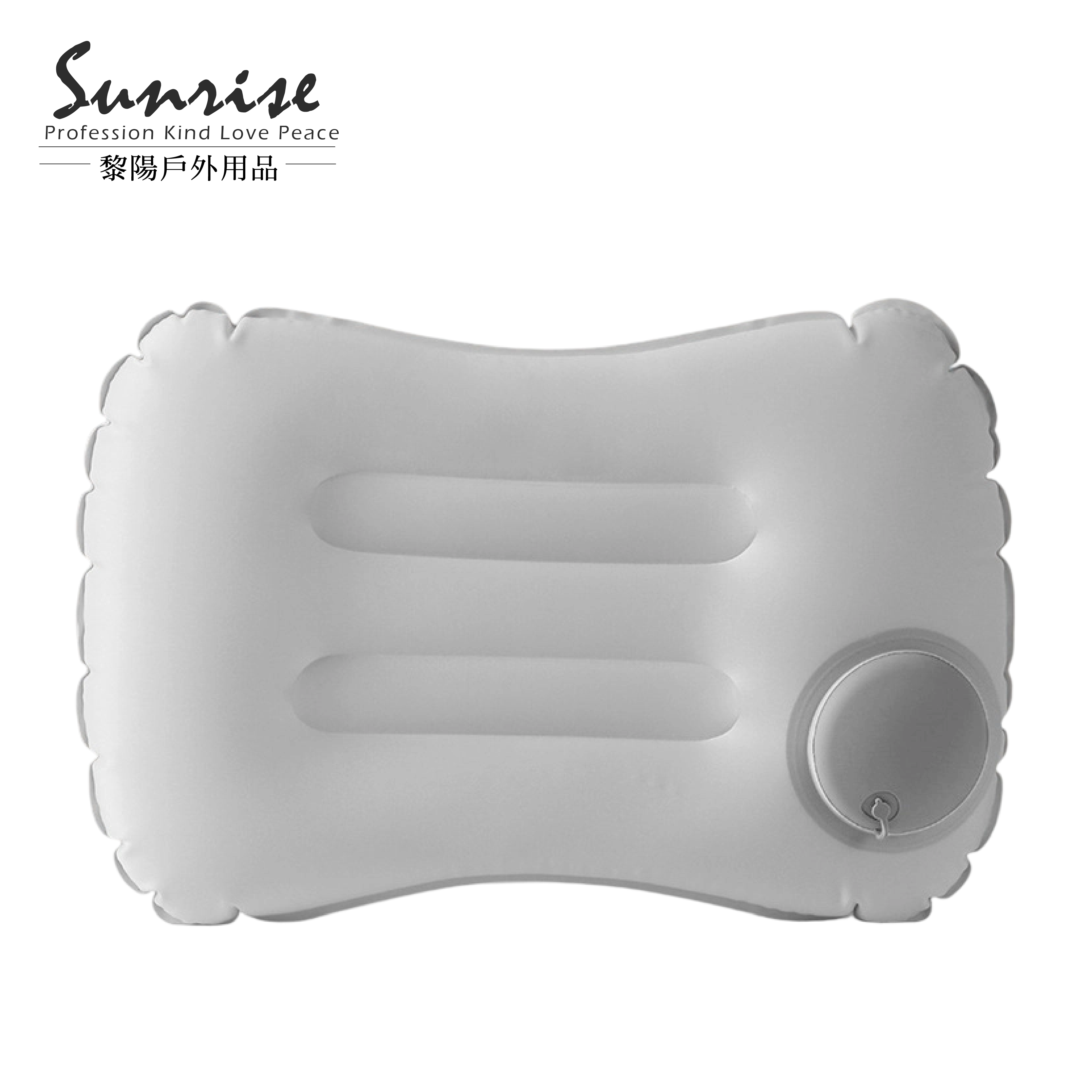 按壓式冰絲充氣頸枕 (灰色) 64CTB1350