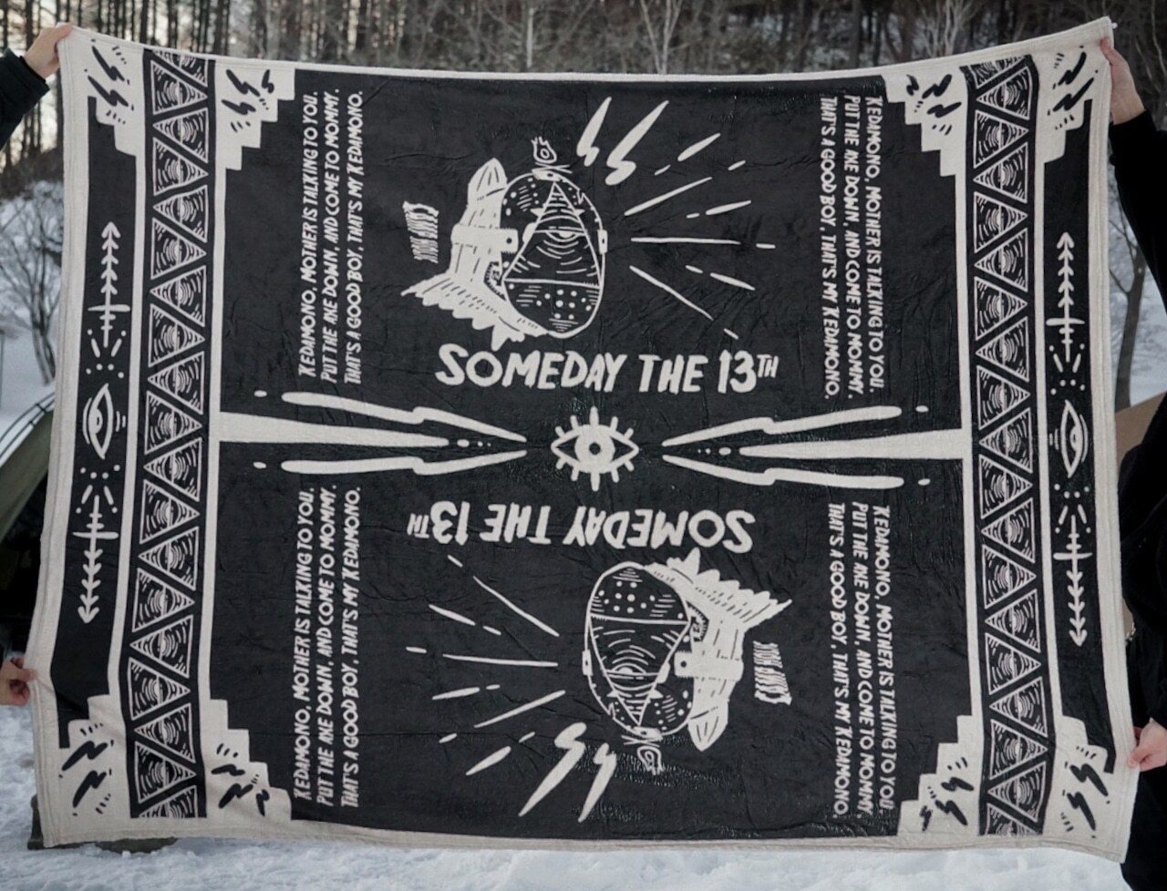 Camp Holic - big blanket "Jason" 法蘭絨毛毯