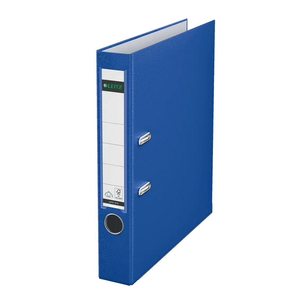LEITZ 頂級辦公商務精品 LZ1015 PP二孔檔案夾-藍色