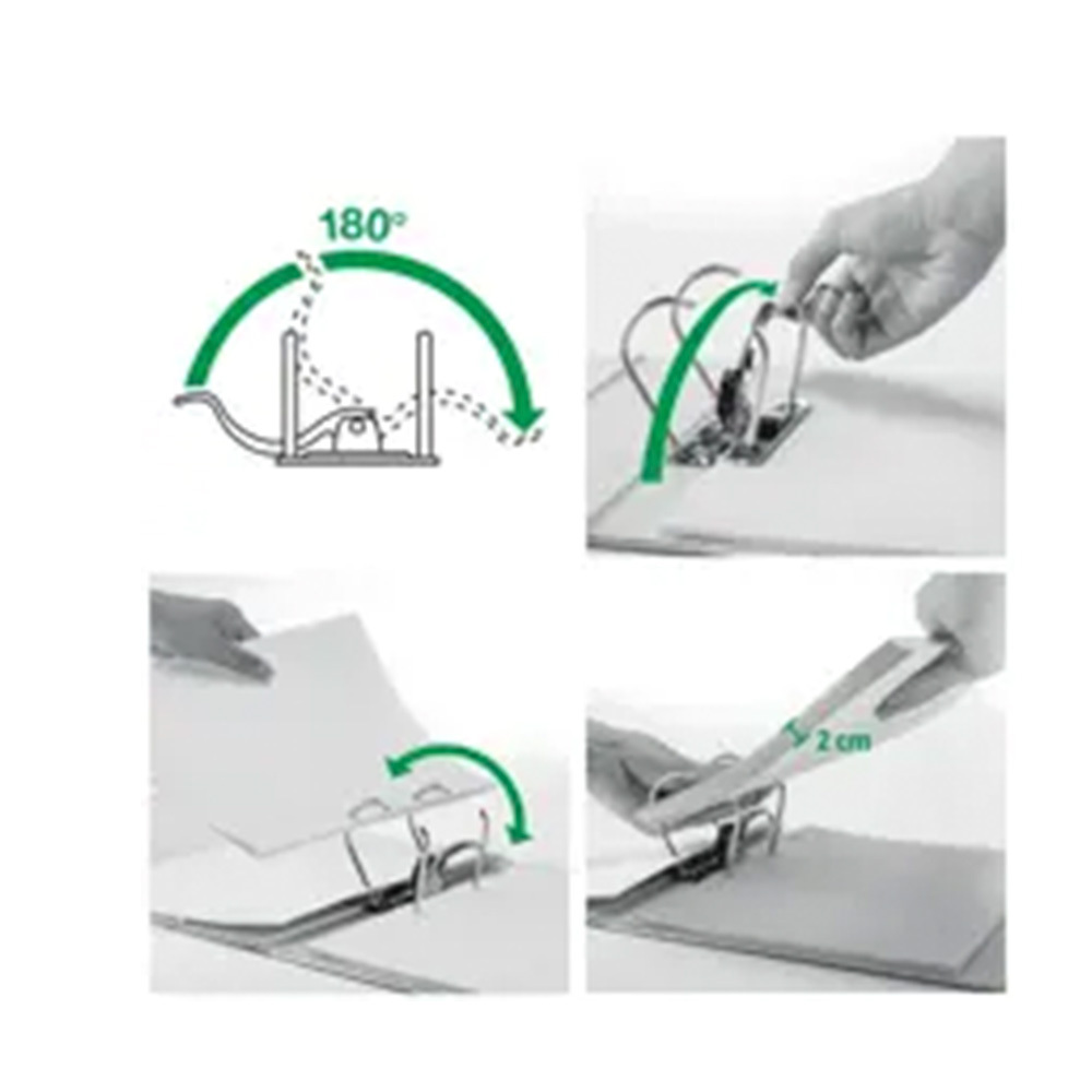 LEITZ 頂級辦公商務精品 LZ1015 PP二孔檔案夾-藍色
