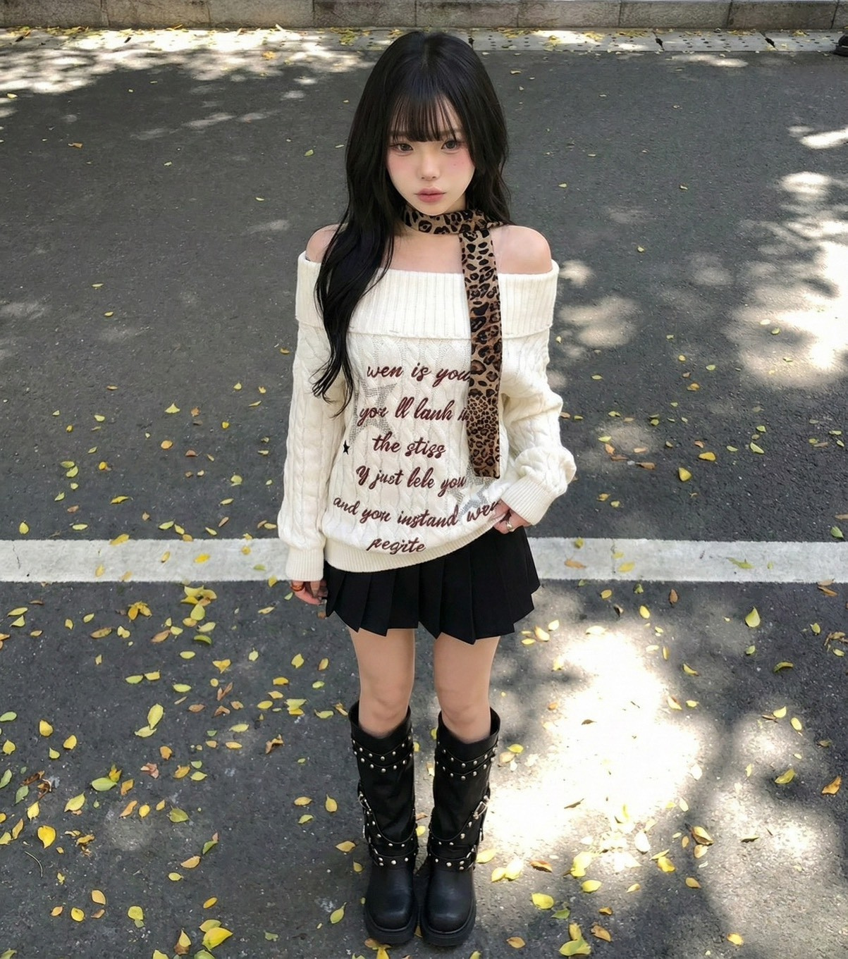 翻領字母串帶洋