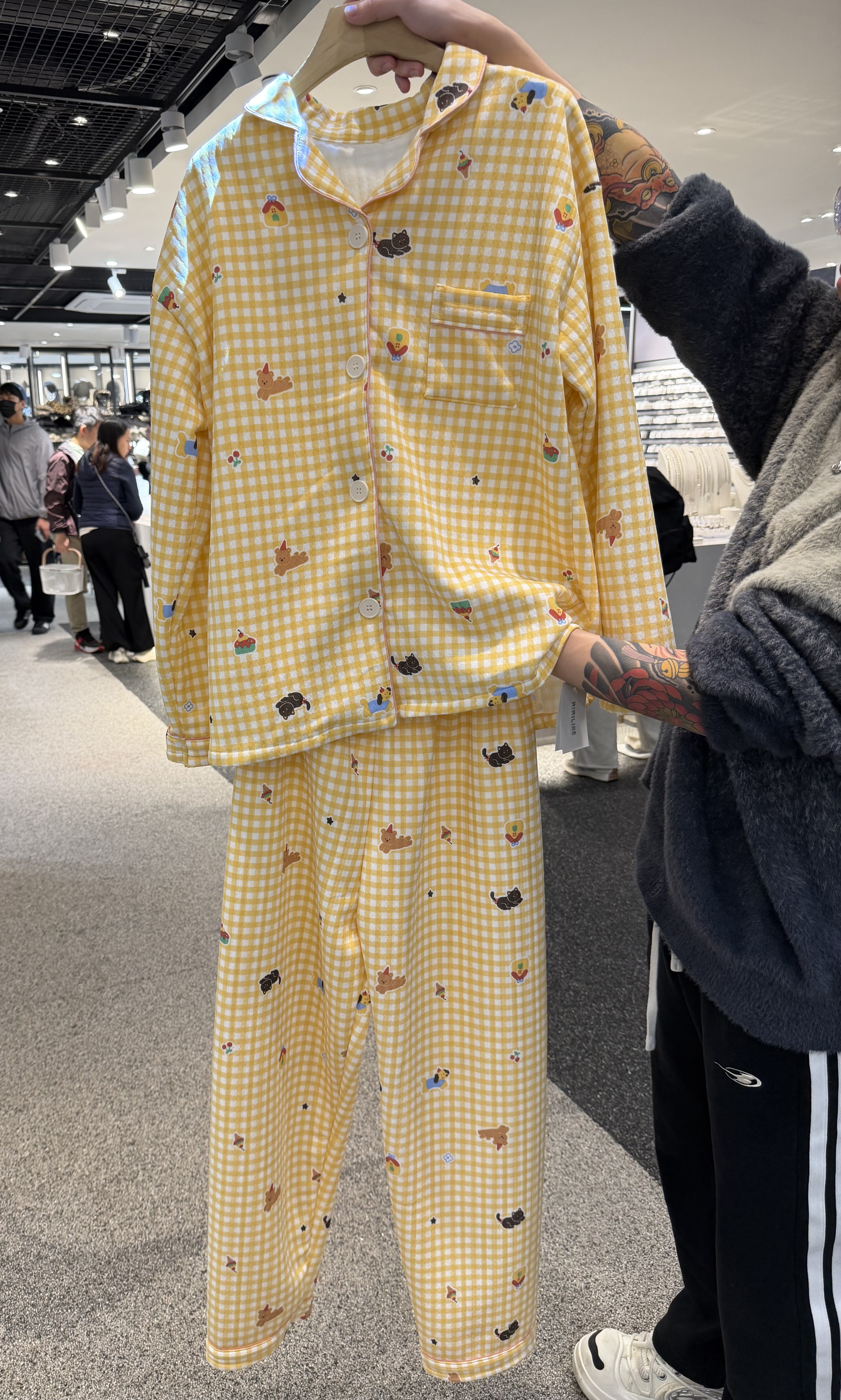 韓國保暖睡衣「衣+褲」🇰🇷