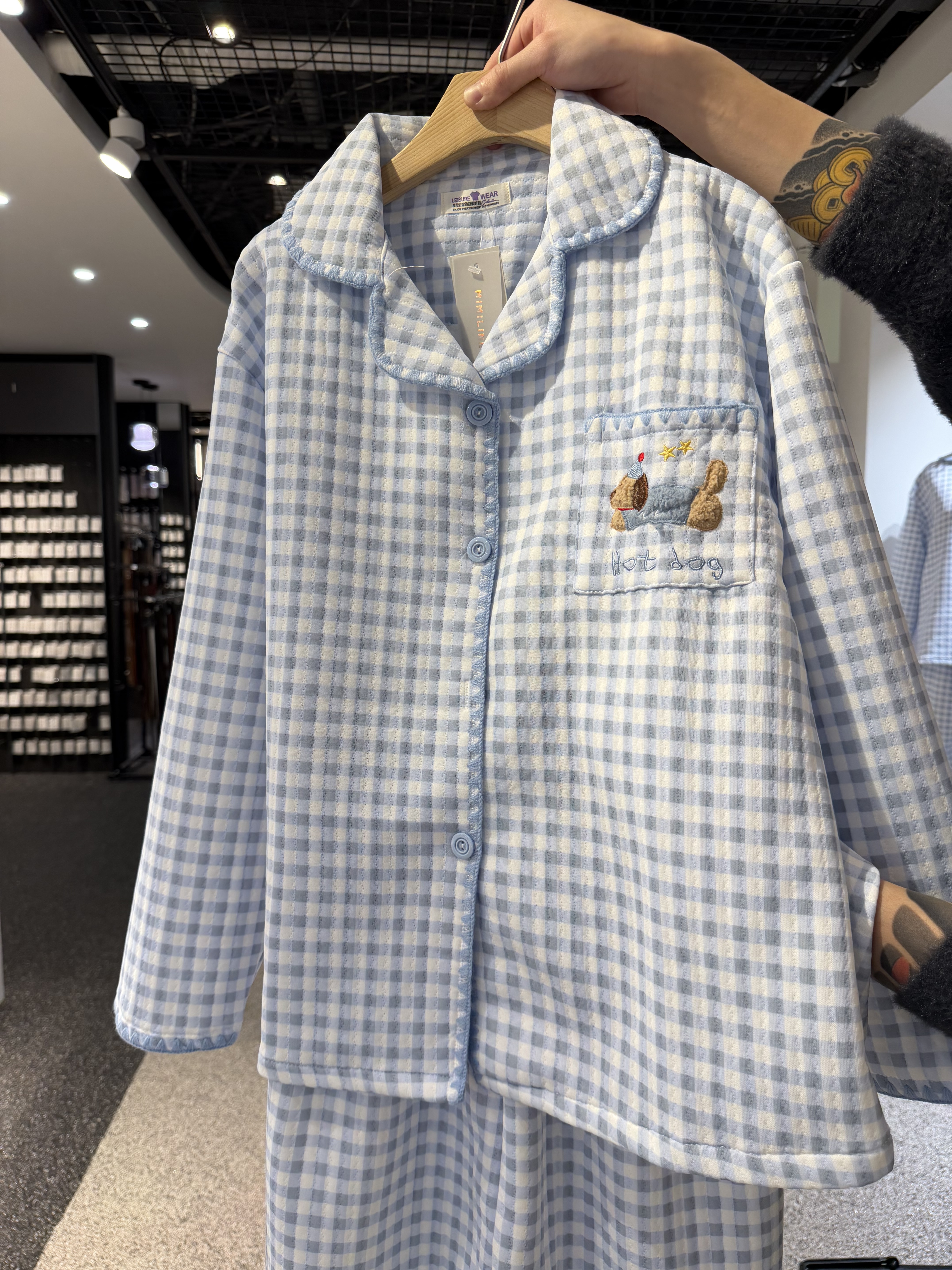 韓國保暖睡衣「衣+褲」🇰🇷