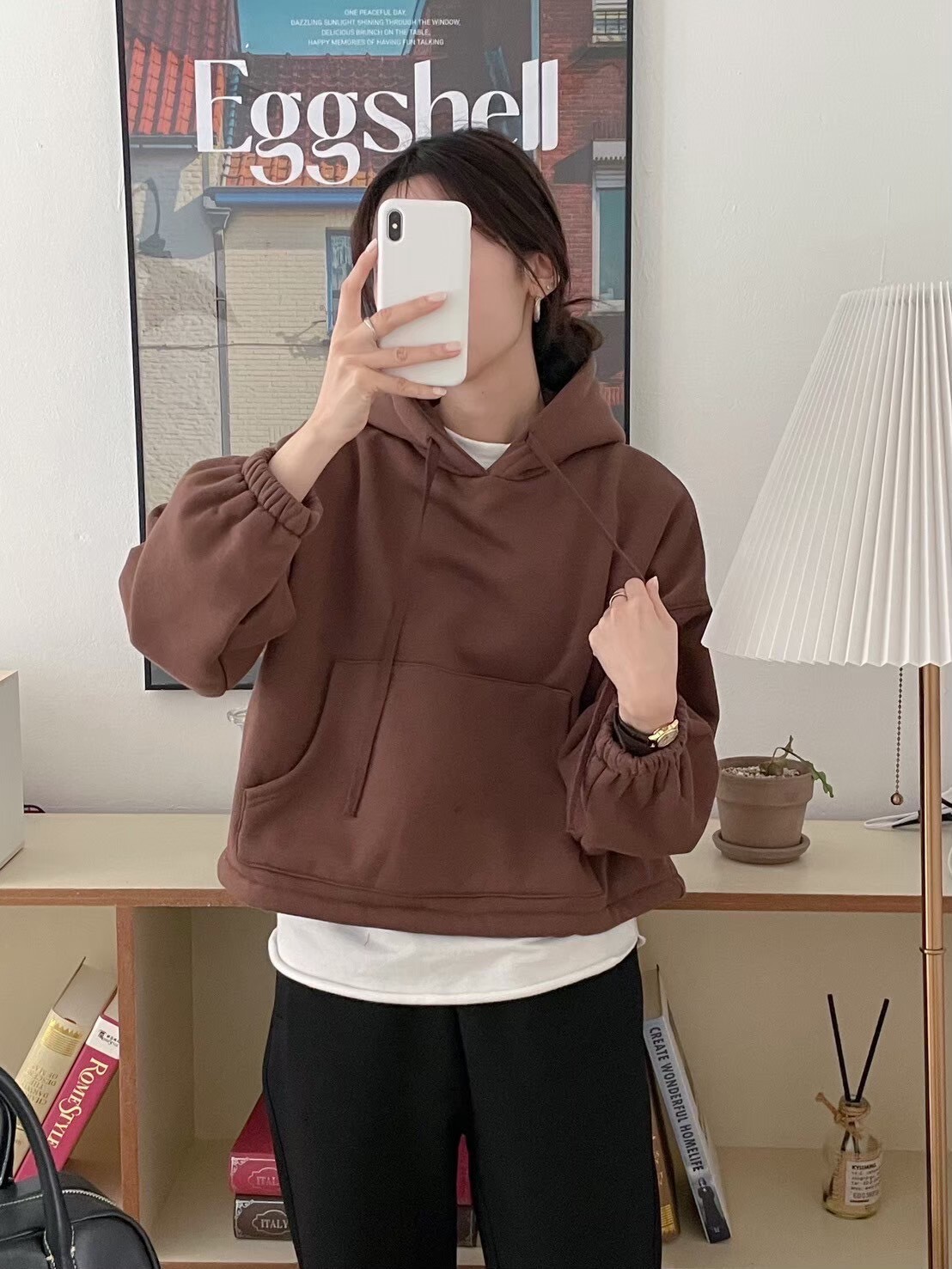 ᴴᴼᵀ ▸▸店長推薦◃◃ 秋冬新款/下寬口斗篷短帽t  MANIFEST正韓🇰🇷