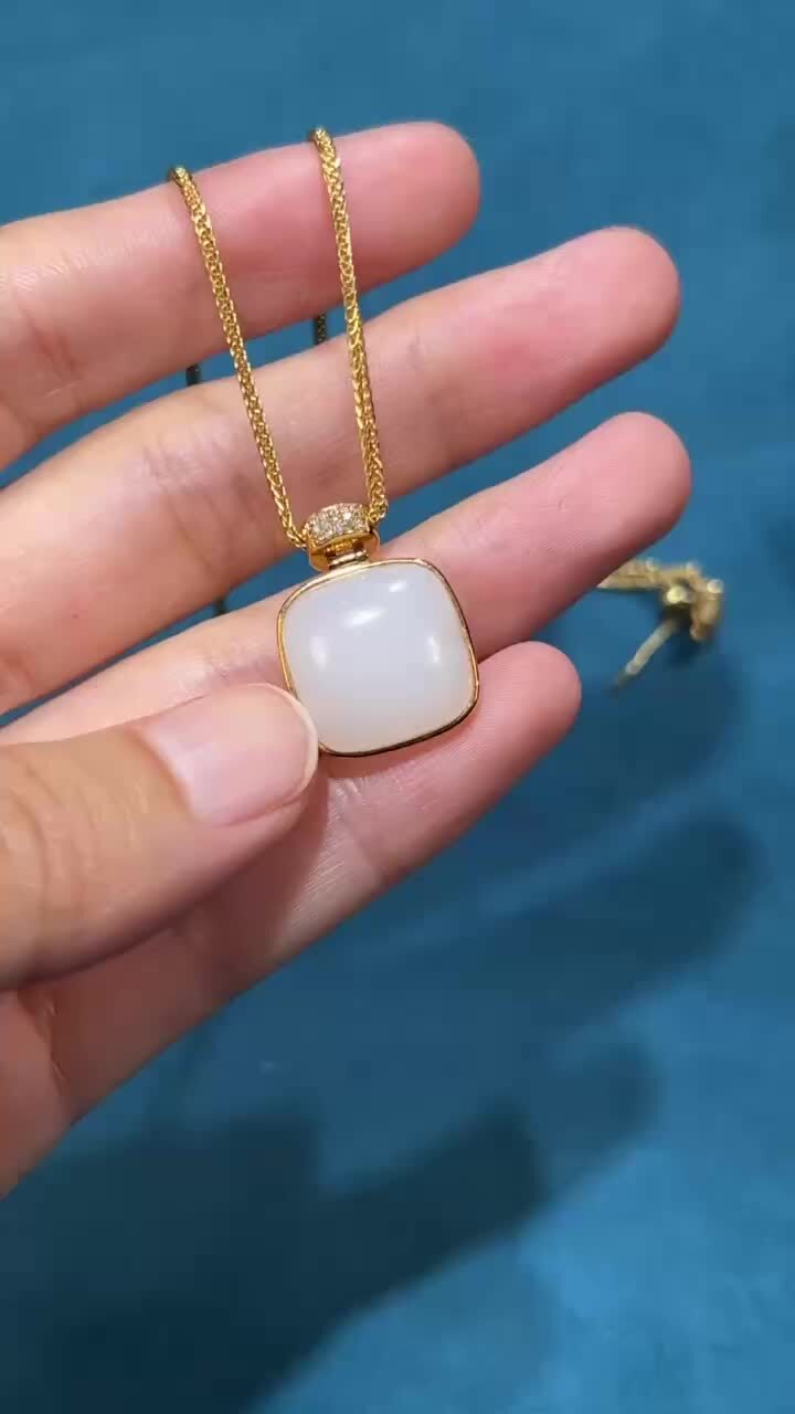 和田玉平安牌,天然和田玉軟玉