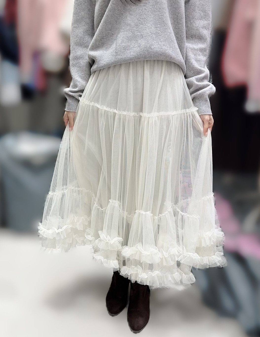 ME07  橡根長裙   腰25-42 HIP58 長33.5  原價  $409