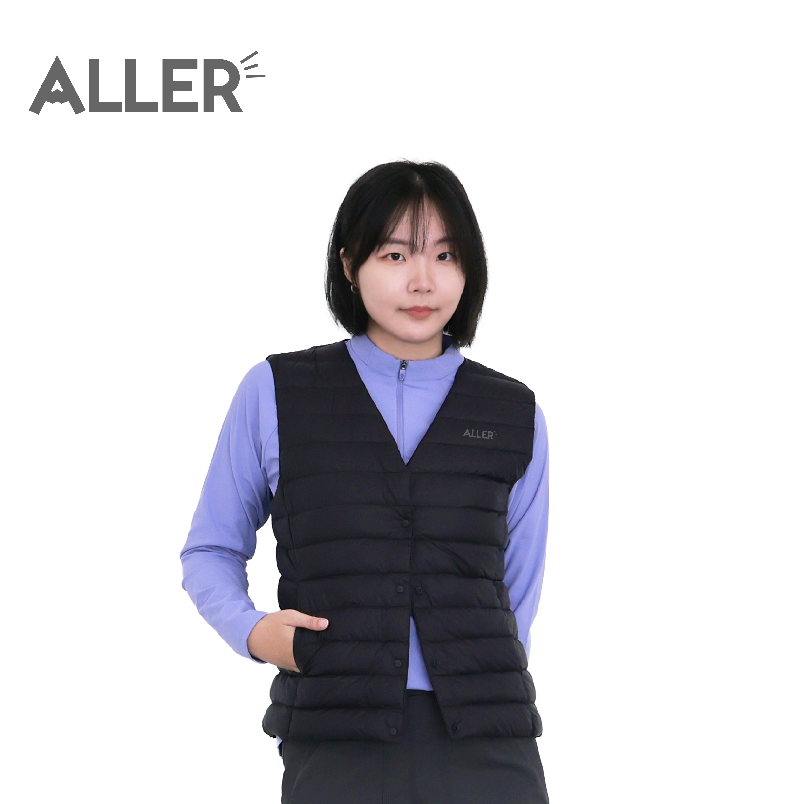 ALLER 輕旅日常羽絨背心 女款 (5色) 00AL8901