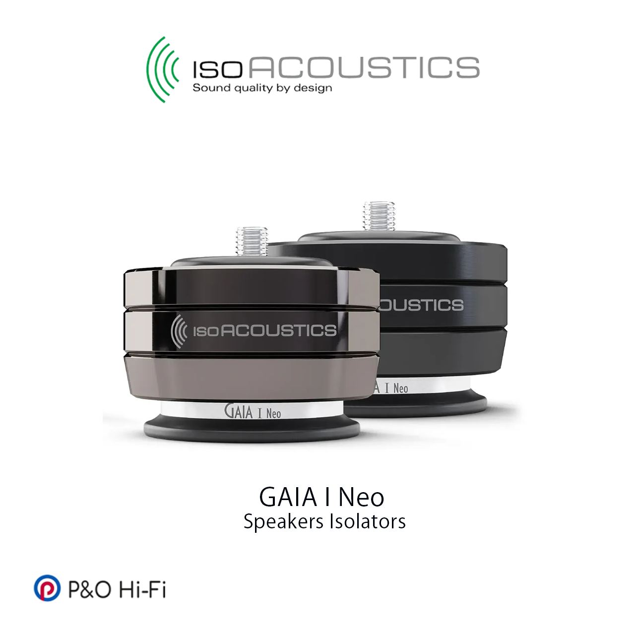 IsoAcoustics GAIA I Neo 座地式/超低音喇叭避震墊 (4件盒裝)