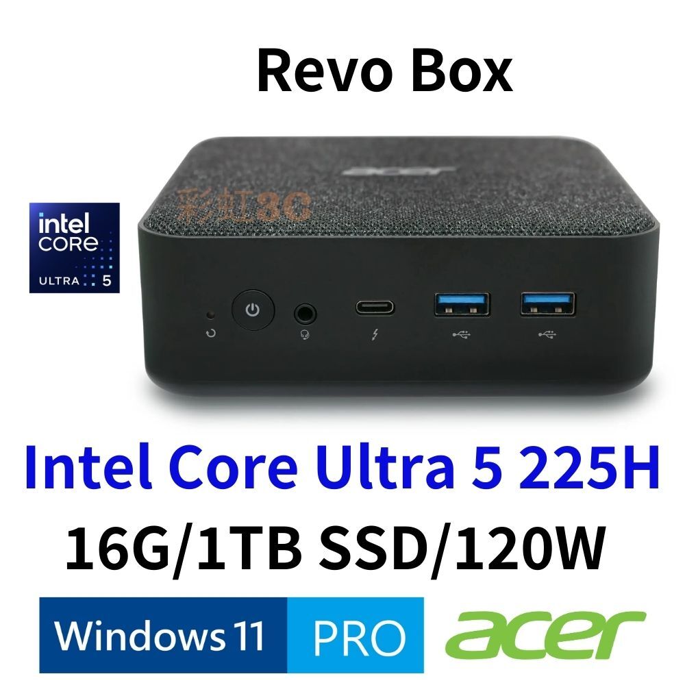 Acer 宏碁 Revo Box RB102-ARL迷你電腦Ultra 5 225H/16G/1TSD/W11P