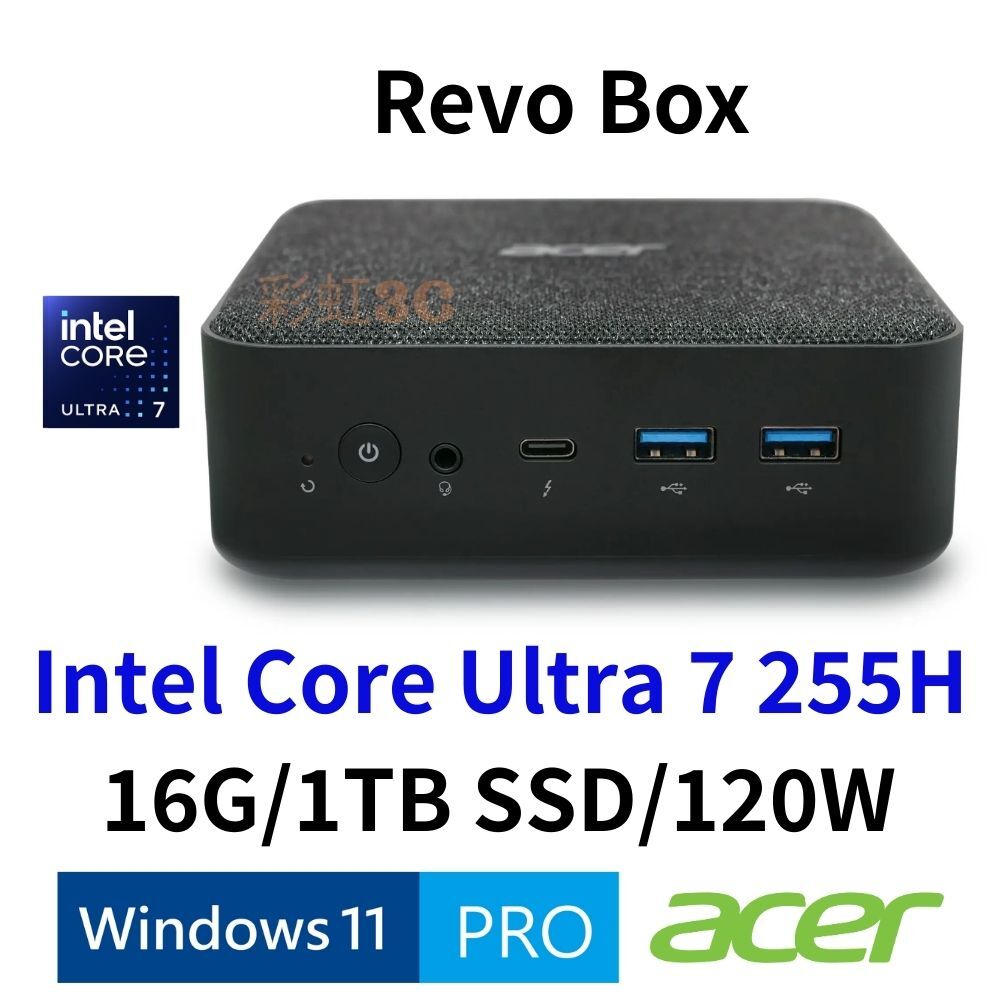 Acer 宏碁 Revo Box RB102-ARL 迷你電腦 Ultra 7 255H/16G/1TSD/W11P