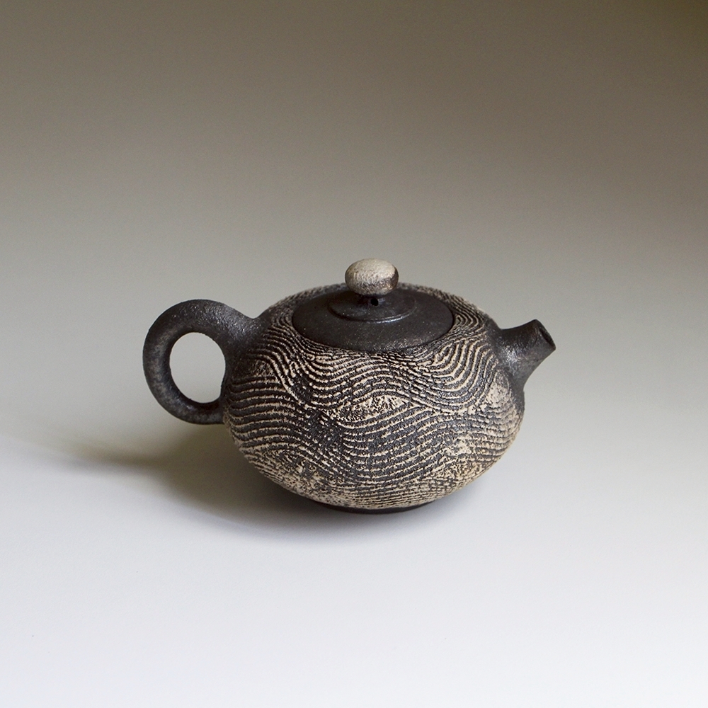 指紋流年柴燒茶壺