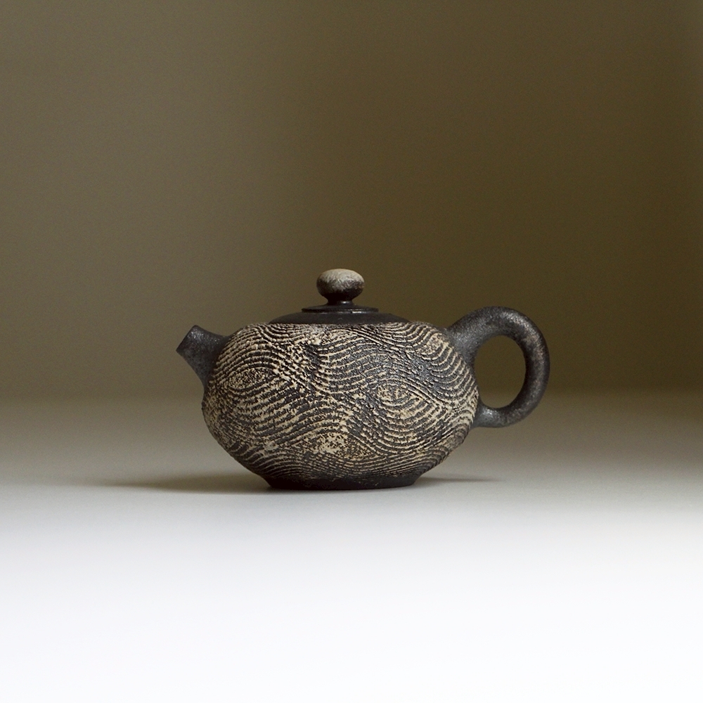 指紋流年柴燒茶壺