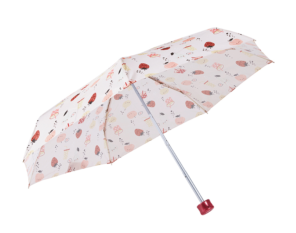 RAINSTORY莓好時光抗UV手開迷你口袋傘