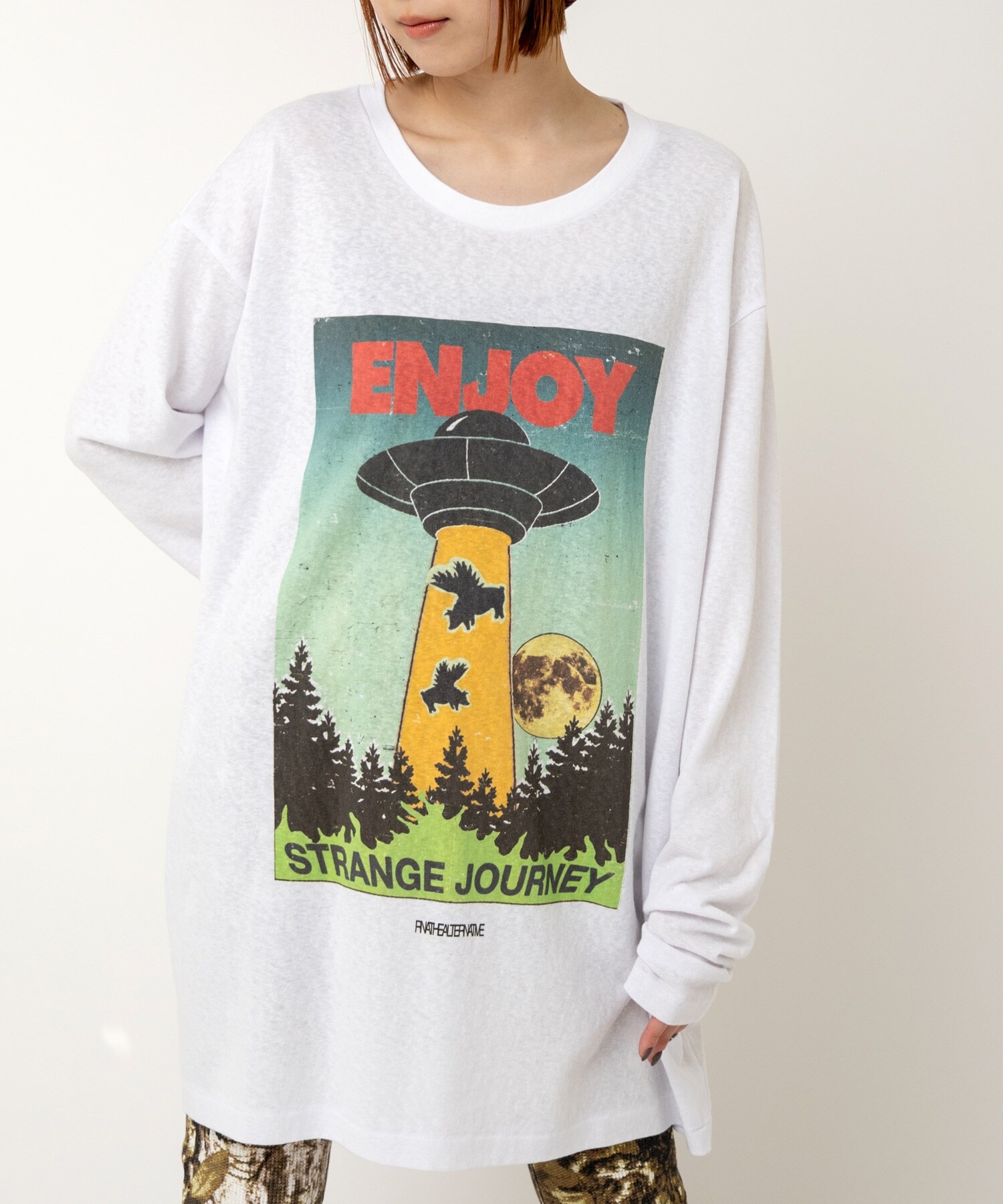 UFO 棉質長版上衣