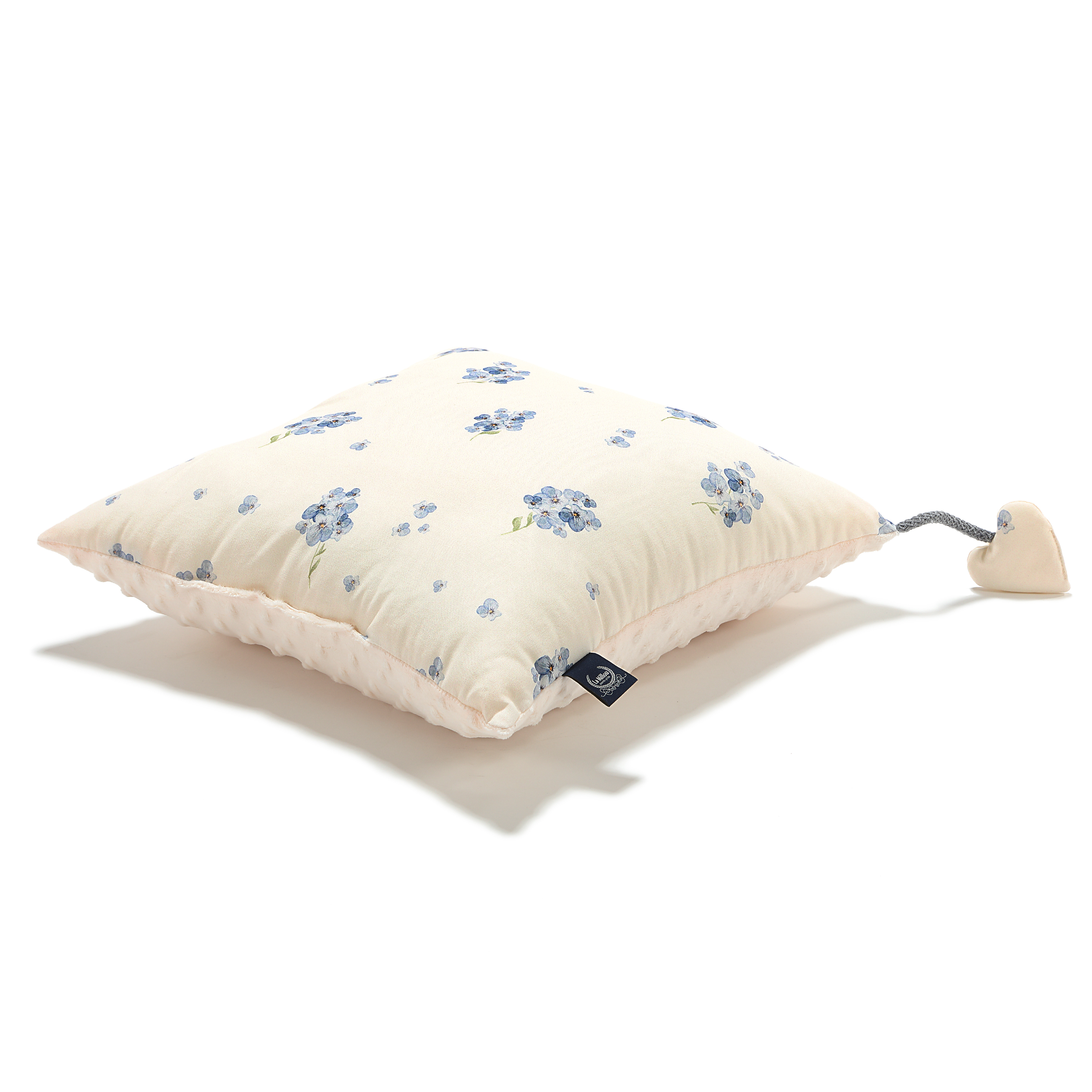 La Millou波蘭 豆豆抱枕｜英倫藍鈴花｜雲朵白