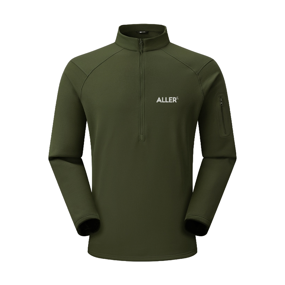 ALLER 微刷毛中層保暖上衣 男款 (3色) 01AL5523
