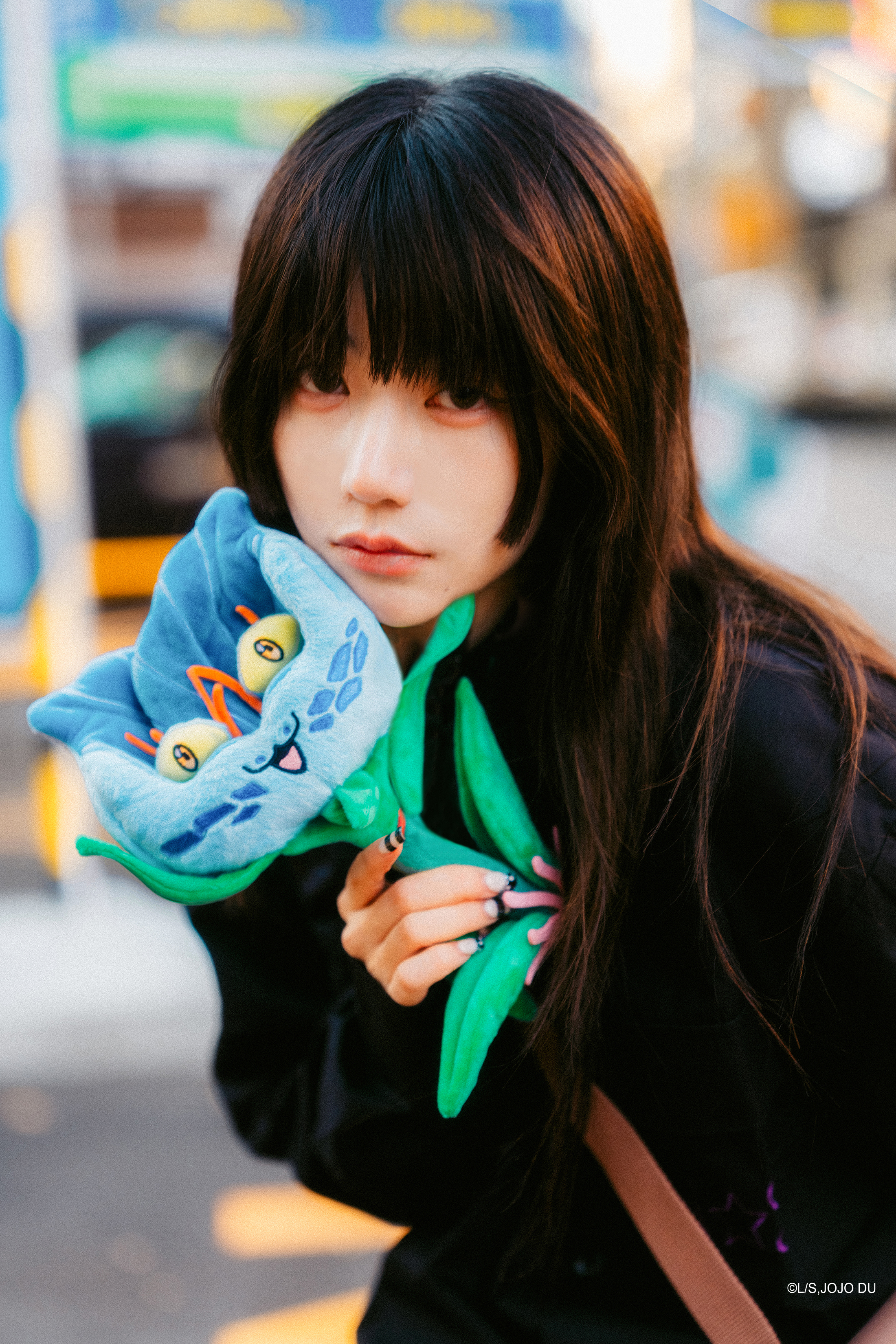 貓草飼料斜背包 內附貓草娃娃