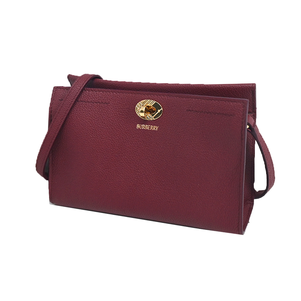 【JS’Maxx】BURBERRY Cotswolds手拿/肩背包(酒紅)