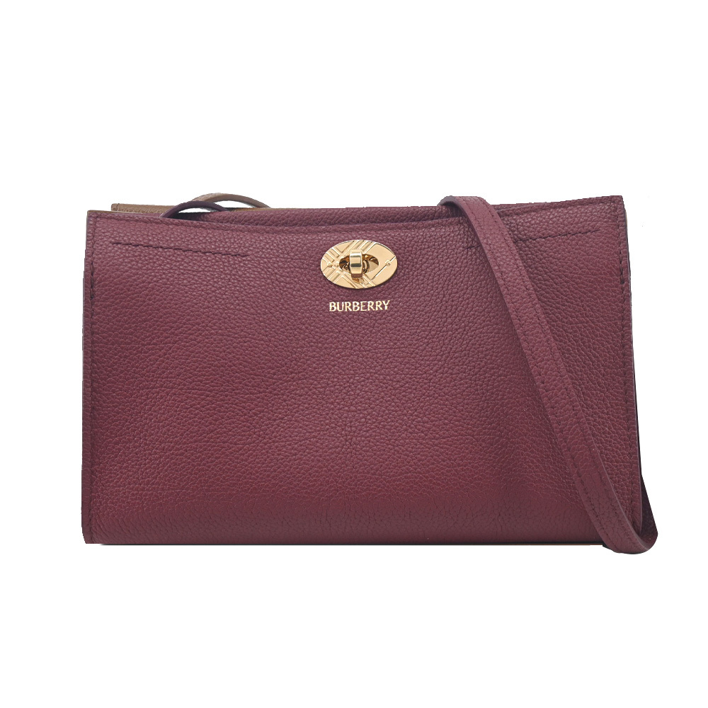 【JS’Maxx】BURBERRY Cotswolds手拿/肩背包(酒紅)