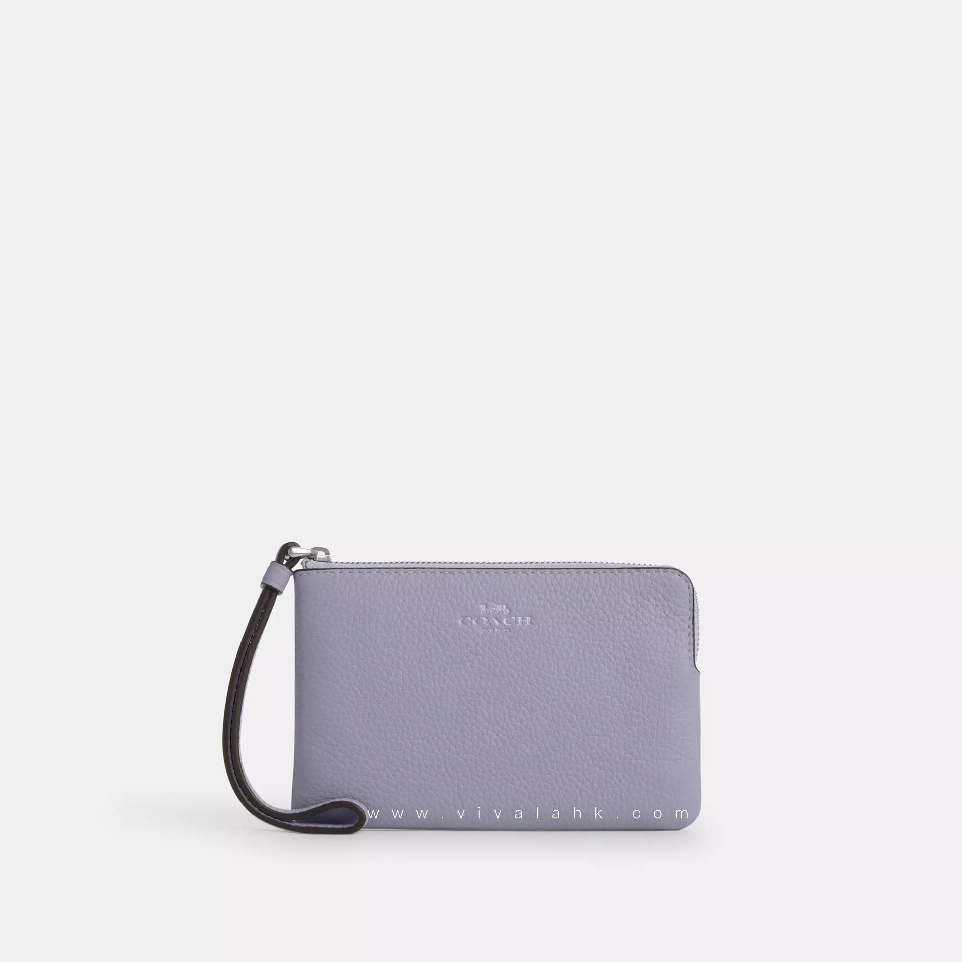 Coach - Corner Zip Wristlet (Pebble Leather) (CP483)