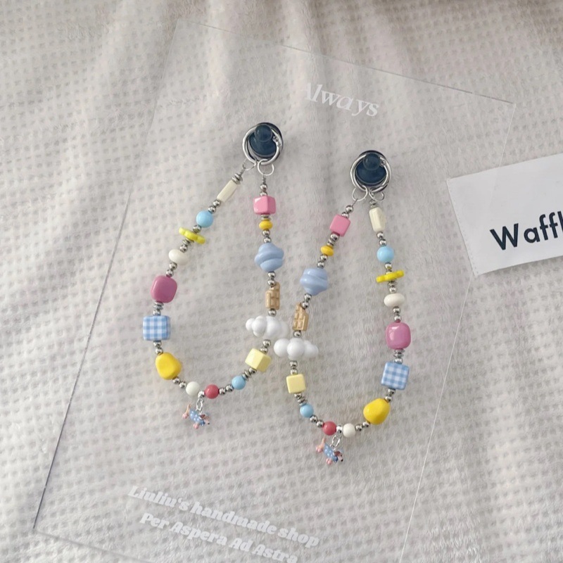 《6404》卡通手作臘腸狗手機鍊