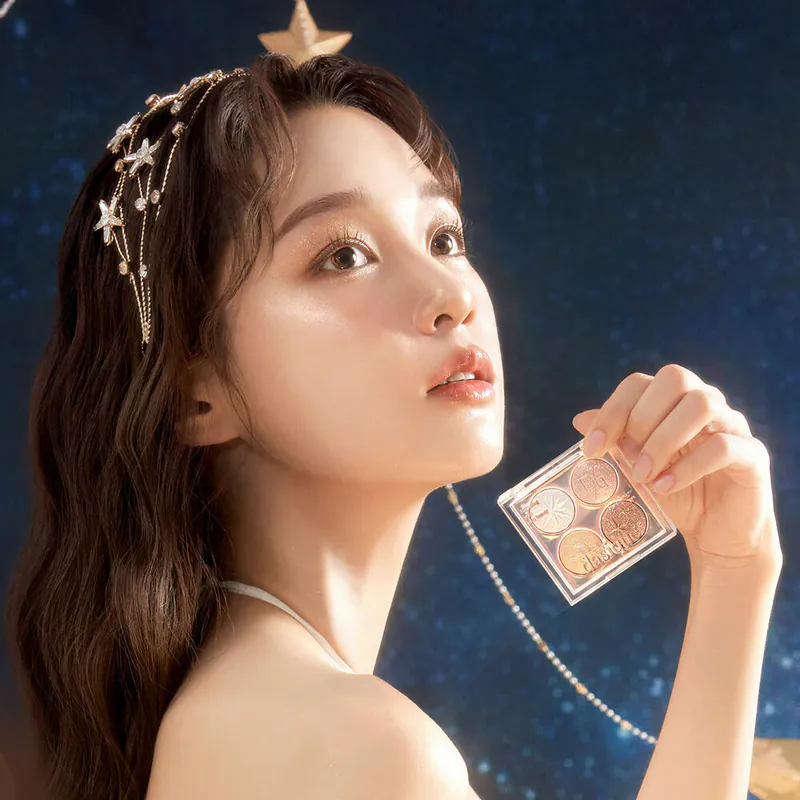 現 貨丨Dasique Starry Night Shadow Palette 星夜閃耀 4色亮片眼影盤 01-02