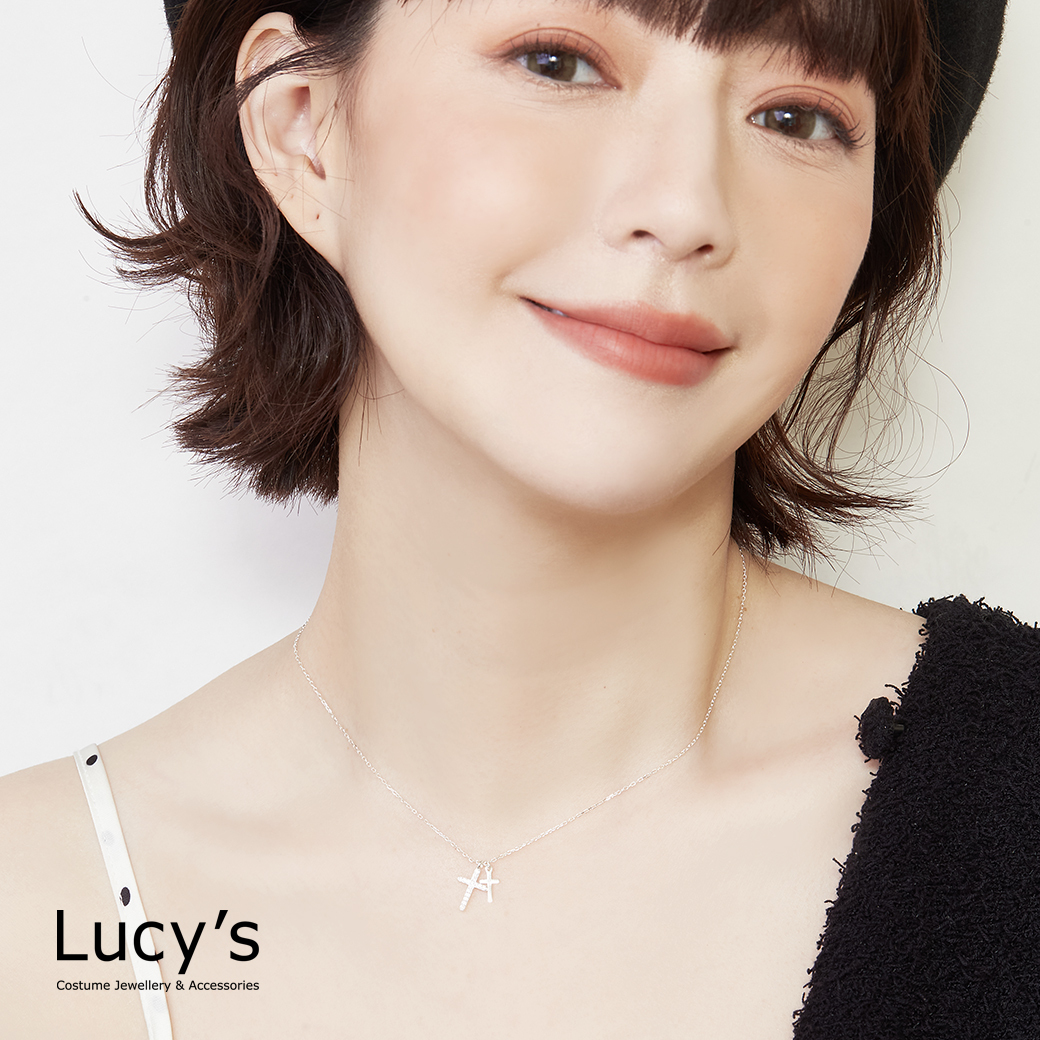 925純銀 十字光映 項鍊 (127987)