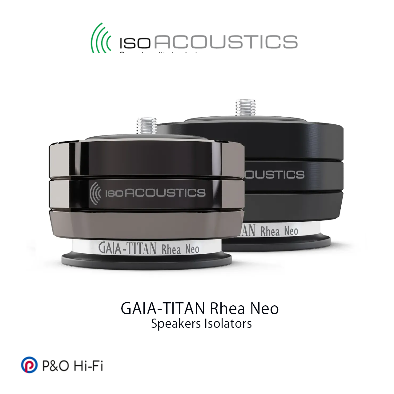 IsoAcoustics GAIA-TITAN Rhea Neo 座地式/超低音喇叭避震墊  (4件盒裝)